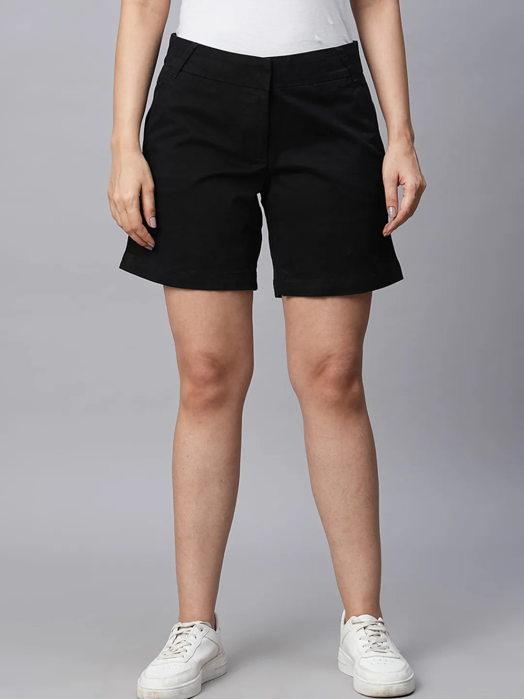 Women Cottonworld Shorts^Women's Cotton Lycra Regular Fit Shorts