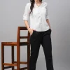 Women Cottonworld Trousers^Women's Cotton Lycra Regular Fit Pant
