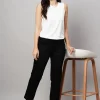 Women Cottonworld Trousers^Women's Cotton Lycra Regular Fit Pant