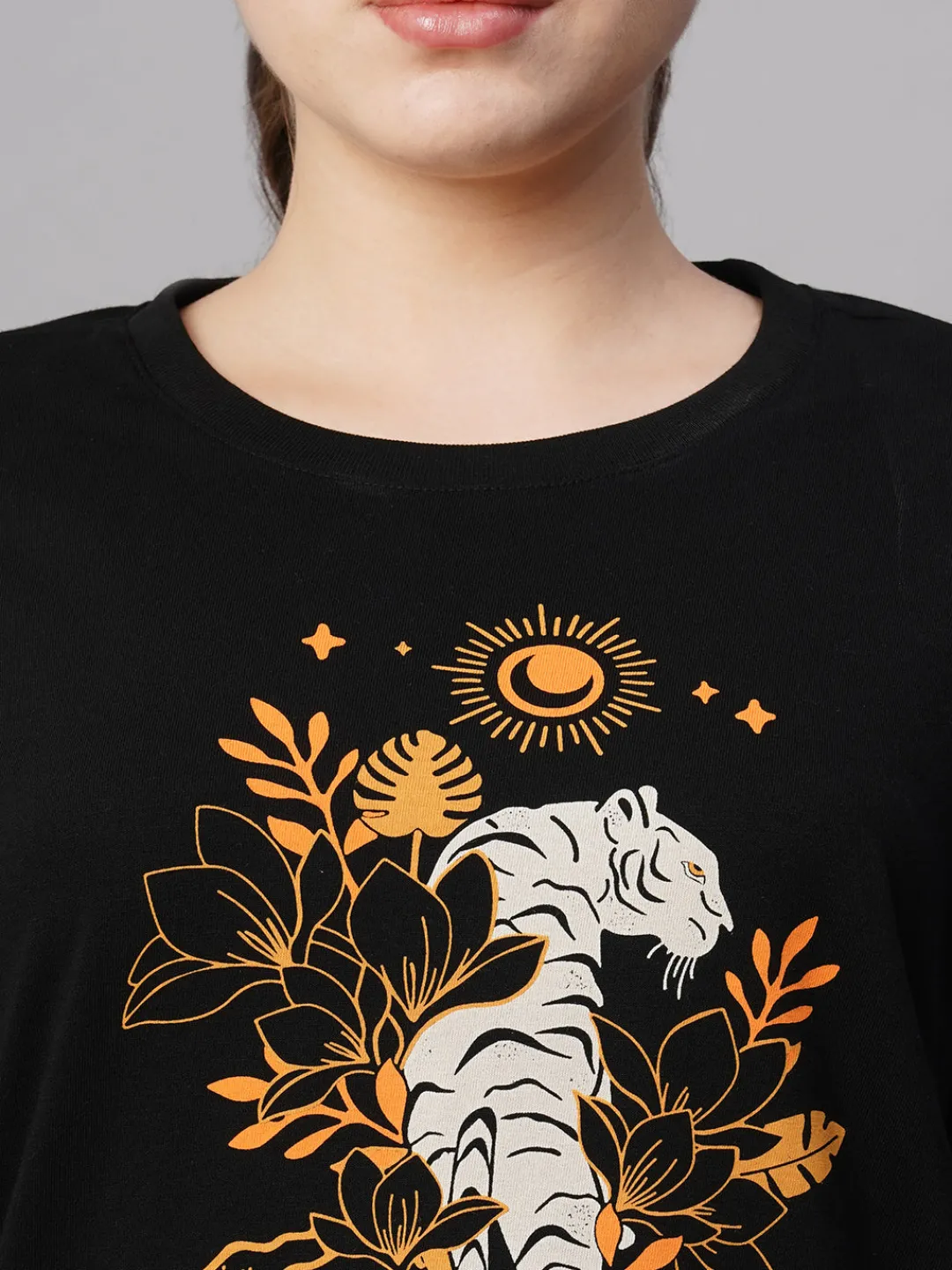 Women Cottonworld Round Neck | Regular Fit^Women's Cotton Regular Fit Tshirt