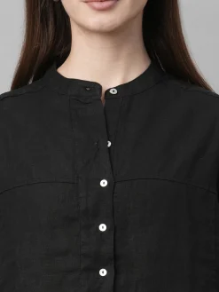 Women Cottonworld Tops & Shirts | Tops & Shirts^Women's Linen Loose Fit Blouse