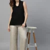 Women Cottonworld Tops & Shirts | Tops & Shirts^Women's Linen Regular Fit Blouse