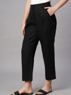 Women Cottonworld Pants | Pants^Women's Linen Regular Fit Pant