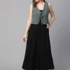 Women Cottonworld Culottes^Women's Linen Viscose Regular Fit Culotte