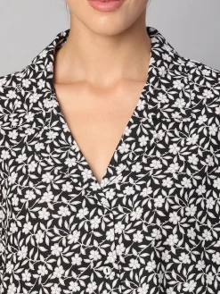 Women Cottonworld Tops & Shirts | Tops & Shirts^Women's Linen Viscose Boxy Fit Blouse