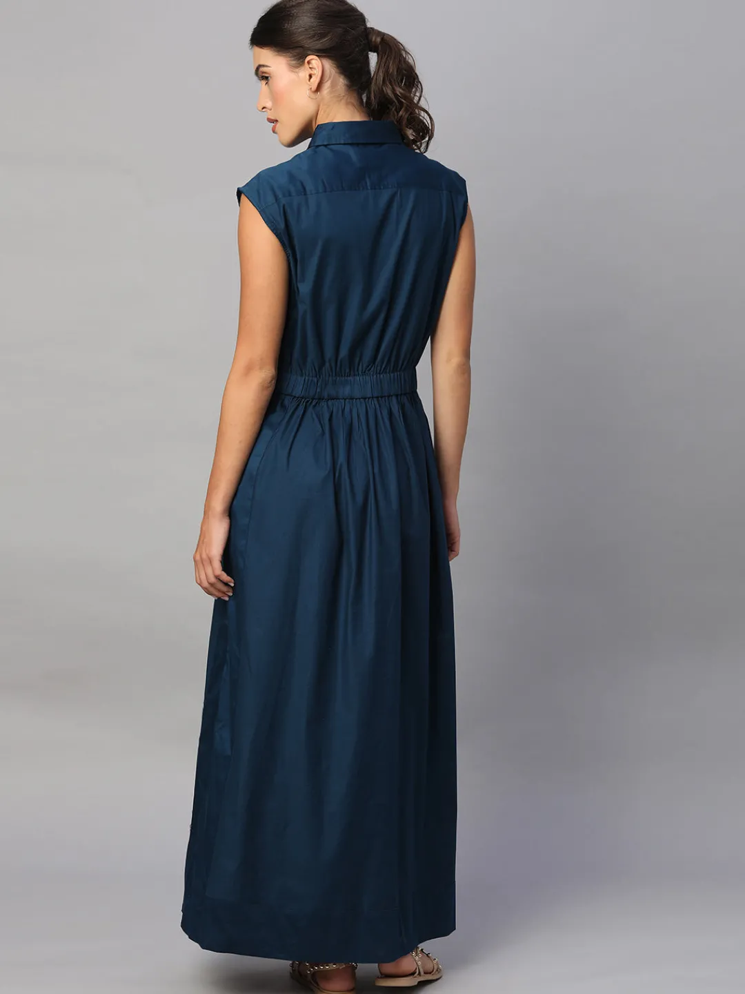Women Cottonworld Dresses^Women's 100% Cotton Regular Fit Dress