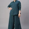 Women Cottonworld Womens Co-Ord Sets^Women's Cotton Boxy Fit Blouse