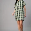 Women Cottonworld Dresses^Women's Cotton Flax Regular Fit Dress