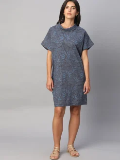 Women Cottonworld Dresses^Women's Cotton Flax Regular Fit Dress