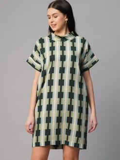 Women Cottonworld Dresses^Women's Cotton Flax Regular Fit Dress