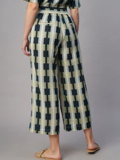 Women Cottonworld Culottes^Women's Cotton Flax Regular Fit Culotte