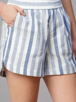 Women Cottonworld Shorts | Shorts^Women's Cotton Linen Regular Fit Shorts