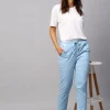 Women Cottonworld Trousers^Women's Cotton Lycra Regular Fit Pant