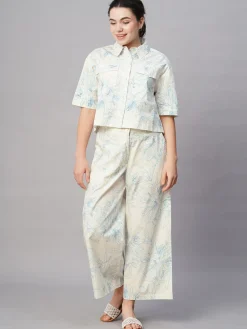 Women Cottonworld Womens Co-Ord Sets^Women's Cotton Regular Fit Blouse
