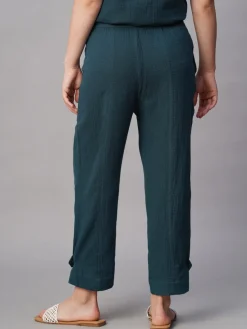 Women Cottonworld Trousers | Womens Co-Ord Sets^Women's Cotton Regular Fit Pant