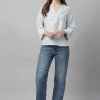 Women Cottonworld Tops & Shirts | Tops & Shirts^Women's Linen Boxy Fit Blouse