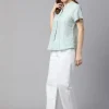 Women Cottonworld Tops & Shirts | Tops & Shirts^Women's Linen Slim Fit Blouse