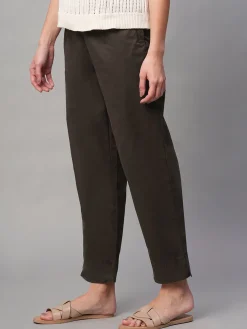 Women Cottonworld Trousers^Women's Cotton Lycra Regular Fit Pant