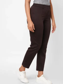 Women Cottonworld Trousers^Women's Cotton Lycra Regular Fit Pant