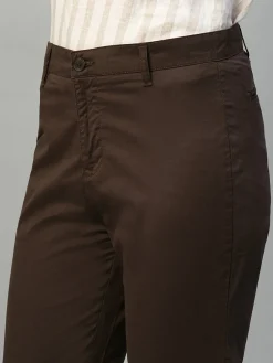 Women Cottonworld Trousers^Women's Cotton Lycra Regular Fit Pant