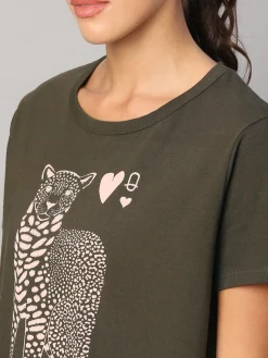 Women Cottonworld Round Neck | Regular Fit^Women's Cotton Regular Fit Tshirt