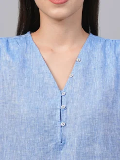 Women Cottonworld Tops & Shirts | Tops & Shirts^Women's Linen Loose Fit Blouse