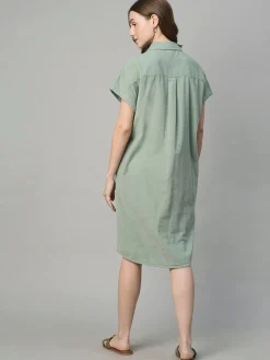 Women Cottonworld Dresses^Women's Corduroy 100% Cotton Boxy Fit Dress
