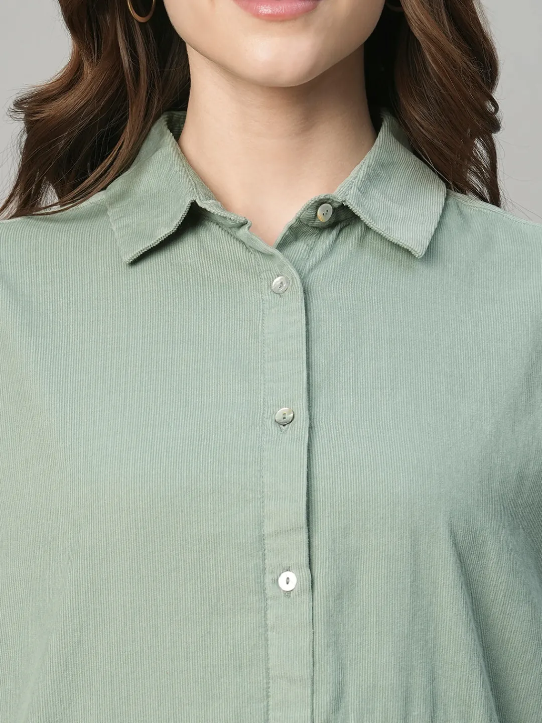 Women Cottonworld Dresses^Women's Corduroy 100% Cotton Boxy Fit Dress