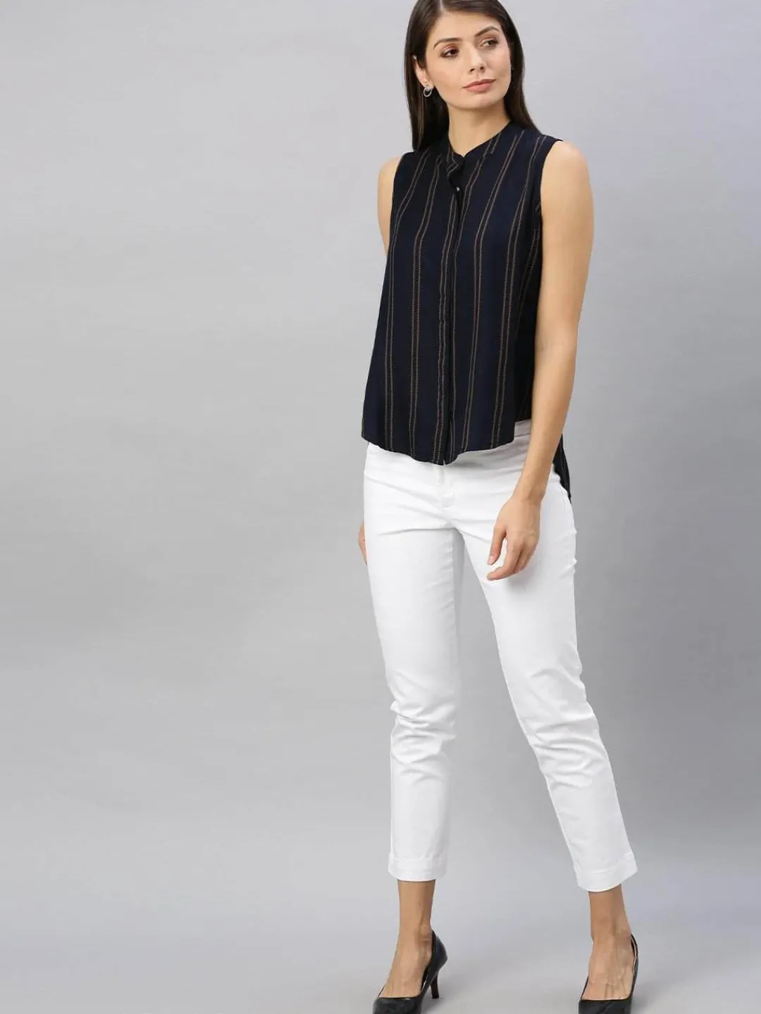 Women Cottonworld Trousers^Women's Cotton Lycra Regular Fit Pant