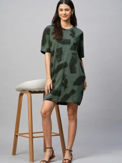 Women Cottonworld Dresses^Women's Cotton Regular Fit Dress