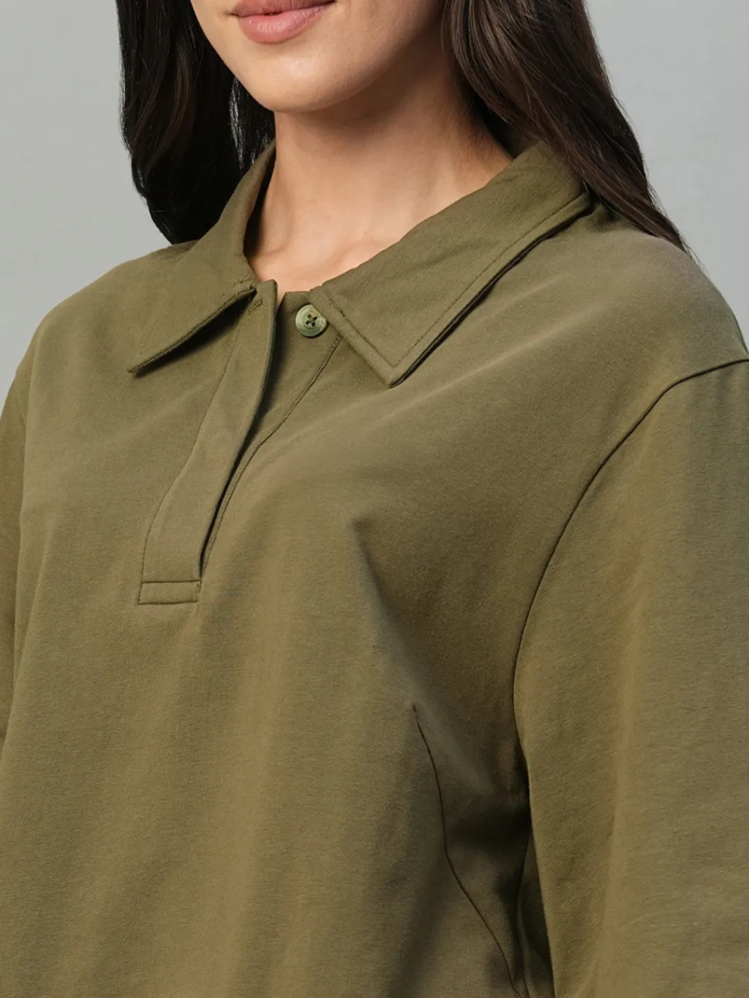 Women Cottonworld Regular Fit^Women's Cotton Elastane Regular Fit Tshirt