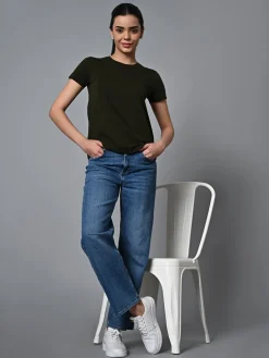 Women Cottonworld Round Neck | Regular Fit^Women's Cotton Regular Fit Tshirt