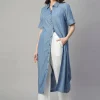 Women Cottonworld Dresses^Women's Tencel Regular Fit Dress