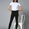 Women Cottonworld Leggings^Women's Cotton Elastane Slim Fit Knit Tights