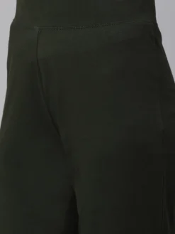 Women Cottonworld Trousers^Women's Cotton Elastane Regular Fit Knit Pant