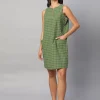 Women Cottonworld Dresses | Dresses^Women's Cotton Linen Regular Fit Dress