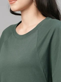 Women Cottonworld Dresses^Women's Cotton Loose Fit Knit Dress
