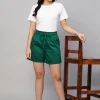 Women Cottonworld Shorts^Women's Cotton Lycra Regular Fit Shorts
