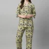 Women Cottonworld Loungewear^Women's Viscose Regular Fit Pyjama Suit