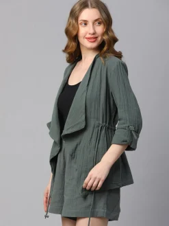 Women Cottonworld Jackets^Women's Cotton Regular Fit Jacket
