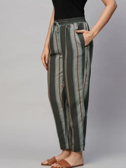 Women Cottonworld Pants | Pants^Women's Linen Regular Fit Pant