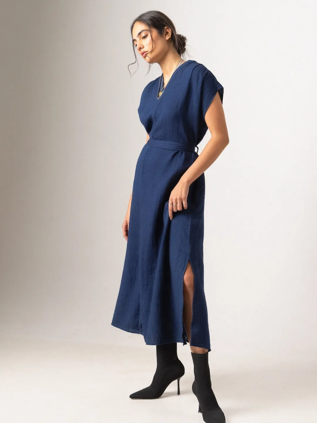 Women Cottonworld Dresses^Women's 100% Cotton Regular Fit Dress