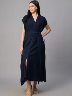 Women Cottonworld Dresses^Women's 100% Cotton Regular Fit Dress