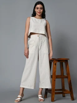 Women Cottonworld Tops & Shirts | Tops & Shirts^Women's Cotton Linen Regular Fit Blouse