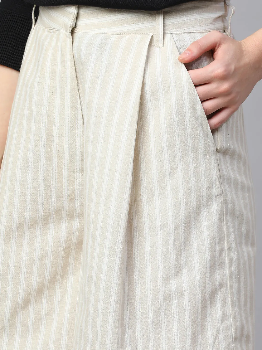 Women Cottonworld Shorts | Shorts^Women's Cotton Linen Regular Fit Shorts