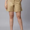 Women Cottonworld Shorts^Women's Cotton Lycra Regular Fit Shorts