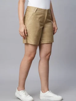 Women Cottonworld Shorts^Women's Cotton Lycra Regular Fit Shorts