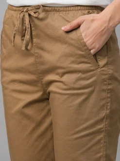 Women Cottonworld Trousers^Women's Cotton Lycra Regular Fit Pant