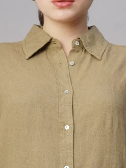 Women Cottonworld Womens Co-Ord Sets^Women's Cotton Viscose Boxy Fit Blouse