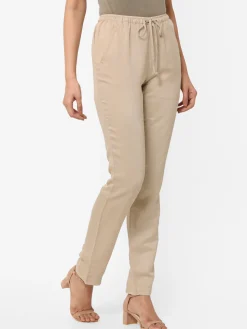 Women Cottonworld Pants | Pants^Women's Linen Regular Fit Pant